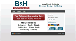 Desktop Screenshot of bandhpavingllc.com